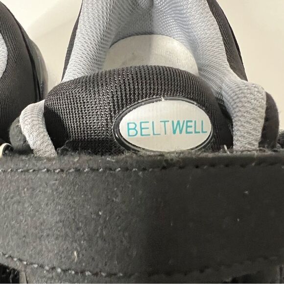 Beltwell Mens Wide Edema Adjustable Black Walking Comfort Sneakers Size 8.5 - Picture 3 of 9